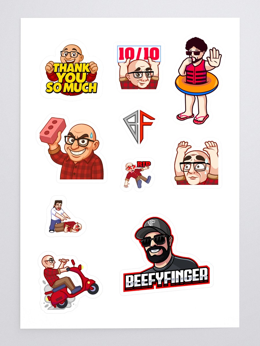 Beefy Stickers product image (3)