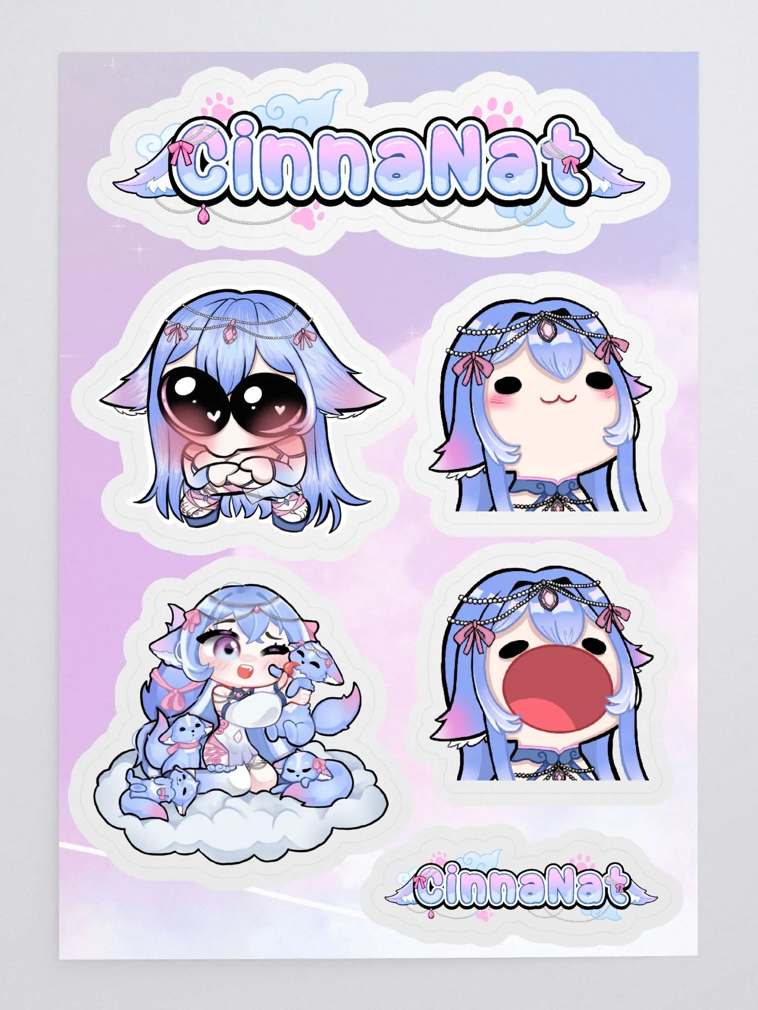 In the Clouds Sticker Sheet product image (3)