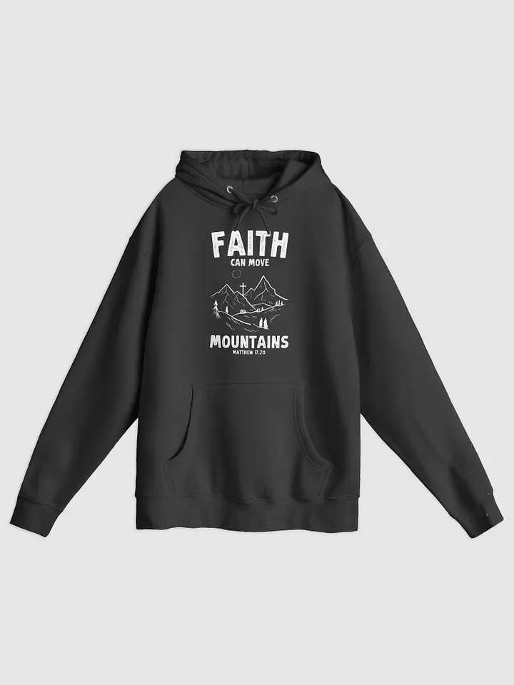 Faith Can Move Mountains Matthew Outdoor Hiking Camping Hoodie product image (1)