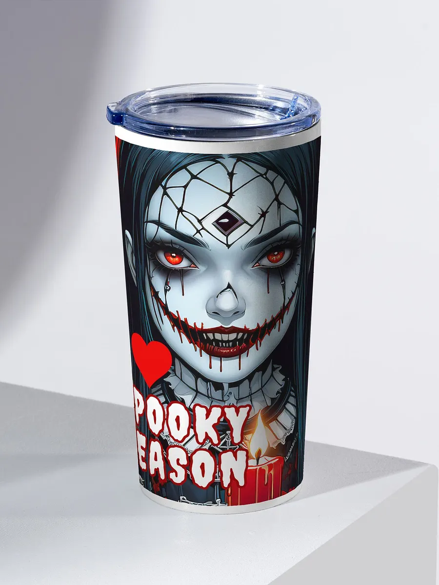 I Heart Spooky Season Halloween 20 oz Tapered Stainless Steel Tumbler product image (3)