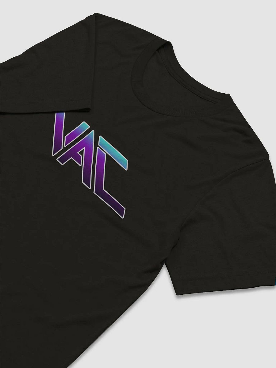 BLACK T-Shirt (Blue/purple VAC logo) product image (3)