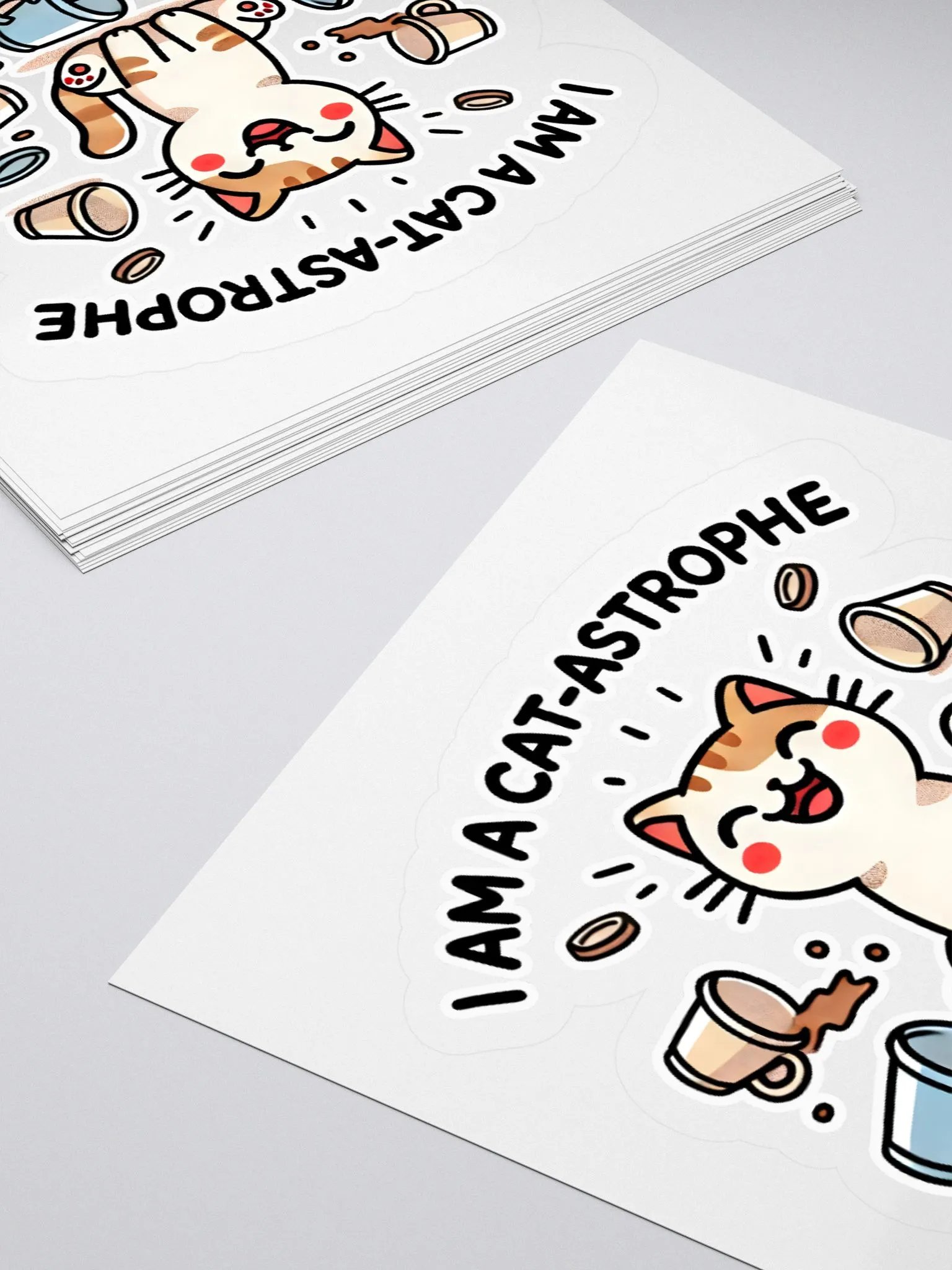 I am a cat-astrophe sticker product image (11)