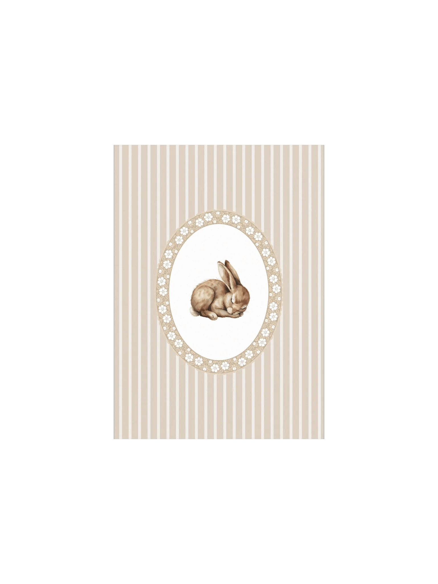Classic Bunny Nursery Print - Sleeping Bunny product image (2)