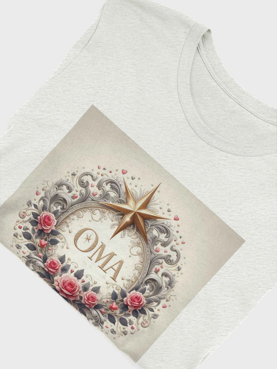 ✨ Elegant 'OMA' Floral Star T-Shirt ✨ product image (5)