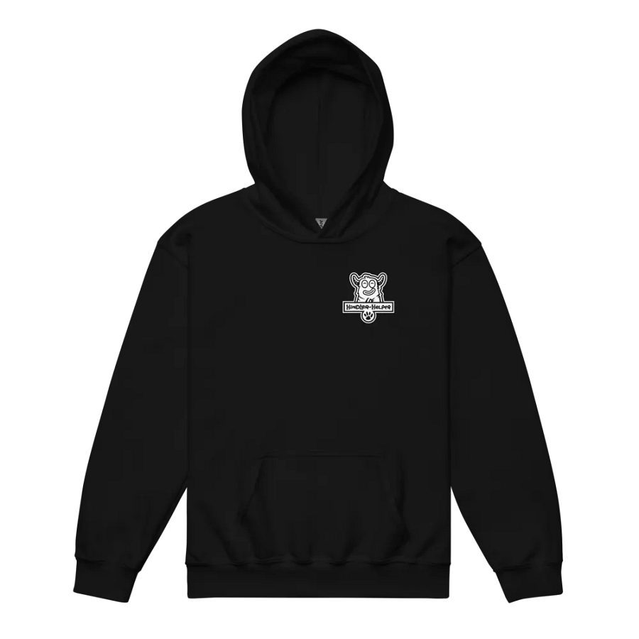 Youth Handler-Helper Badge (White on Dark) Hoodie product image (8)