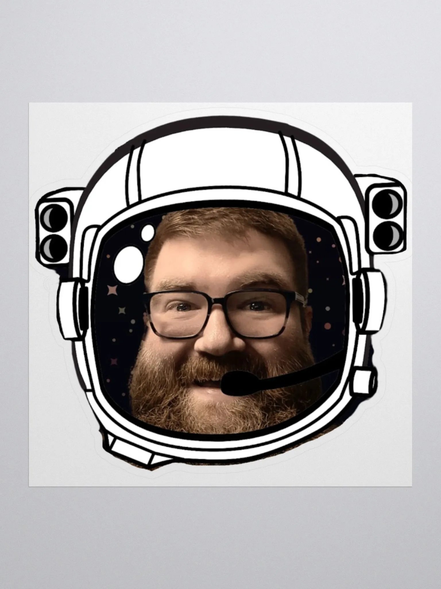 Space CaJeff Sticker product image (1)