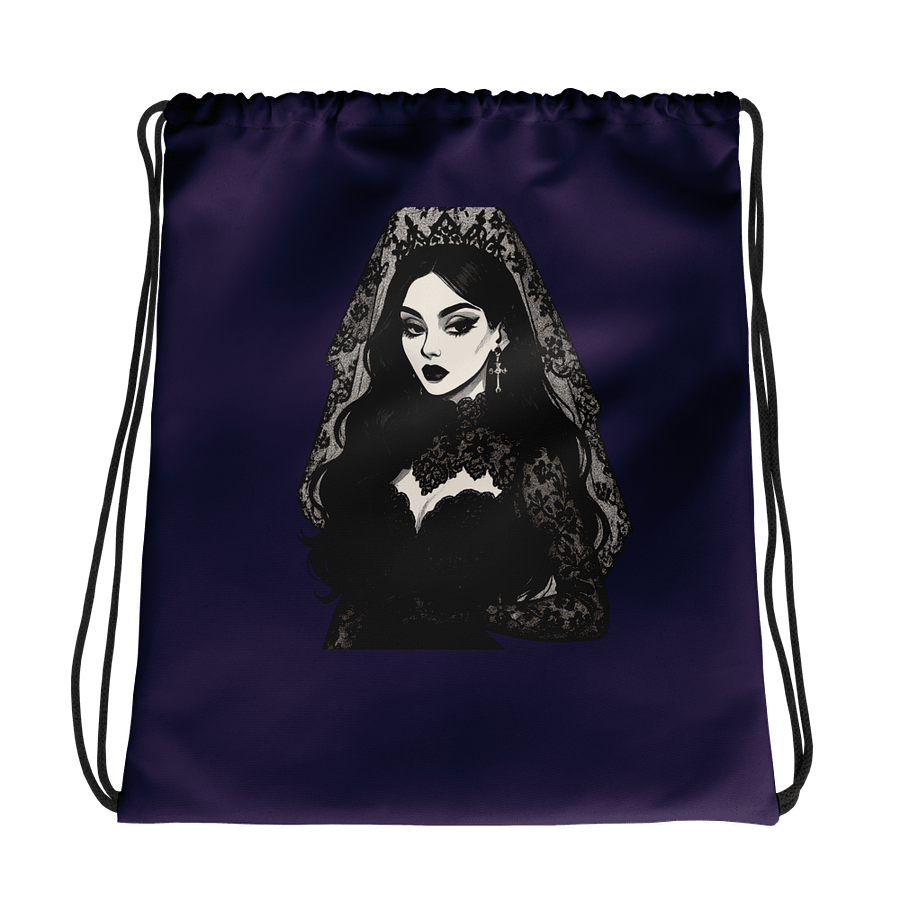 Veiled Mystery Drawstring Bag product image (1)