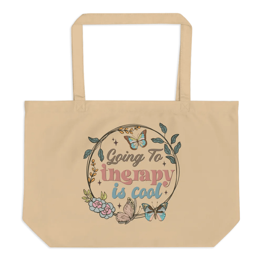 Going To Therapy Is Cool Tote product image (1)