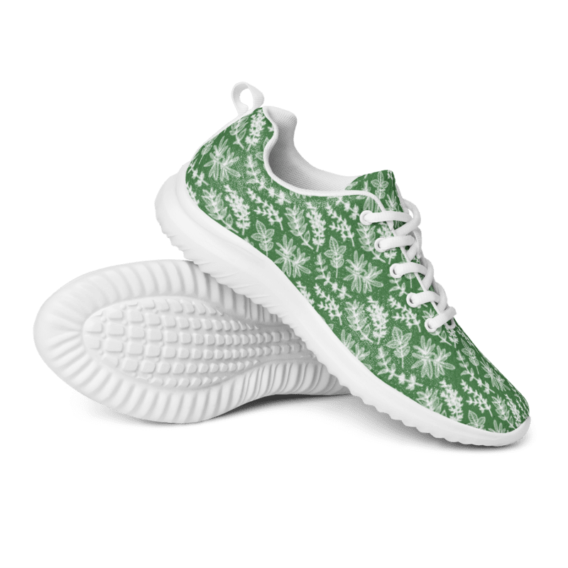 Herbs Athletic Shoes Green/White Male product image (5)