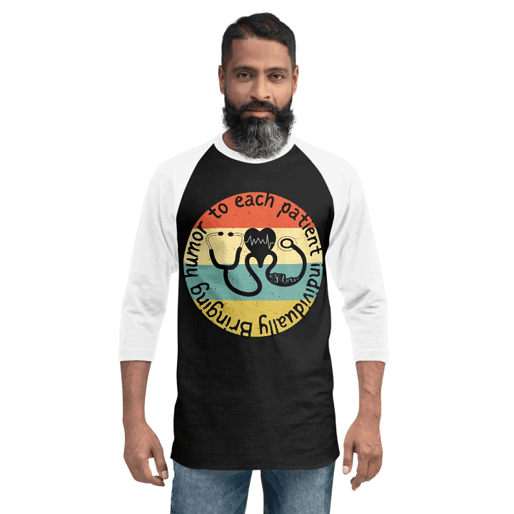 Bringing humor to each patient individually Raglan Tee product image (12)