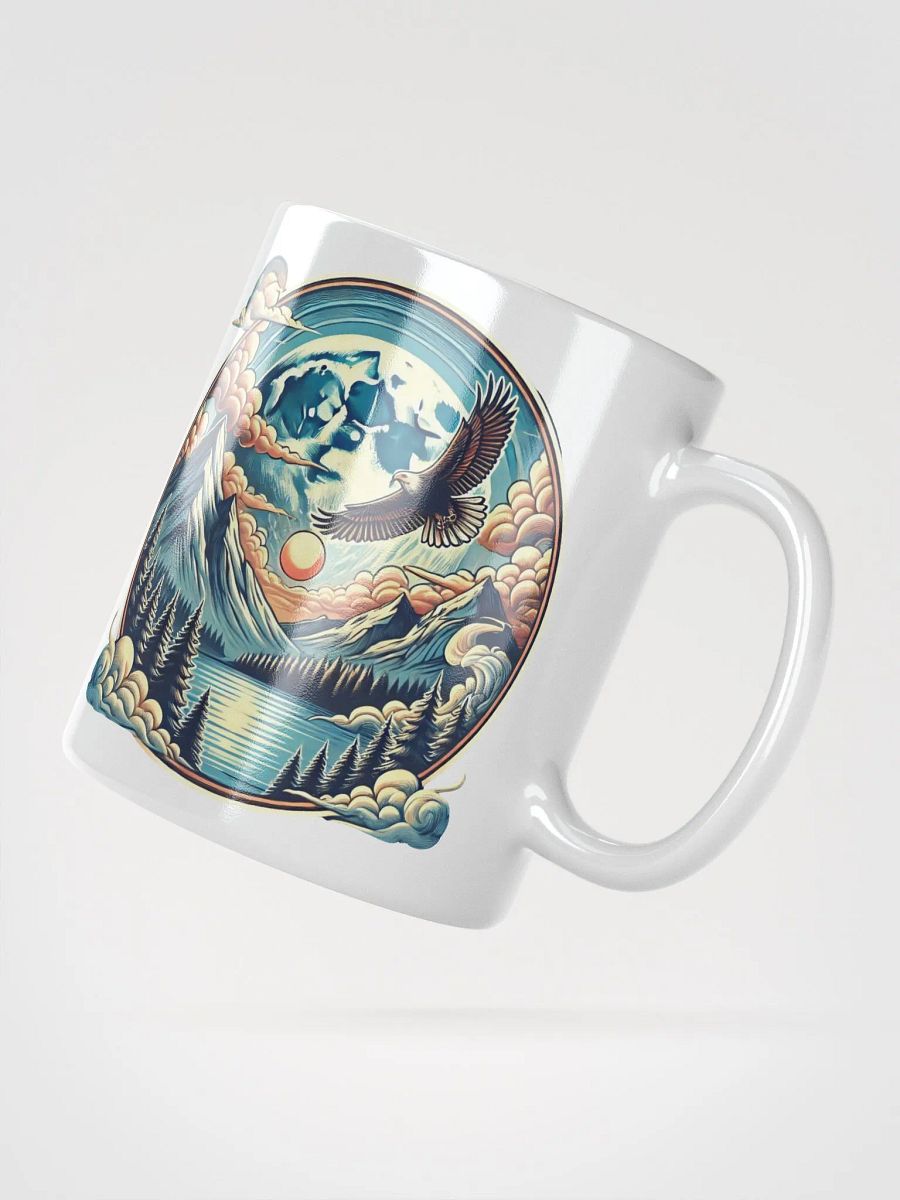 Sleek White Glossy Ceramic Mug product image (6)