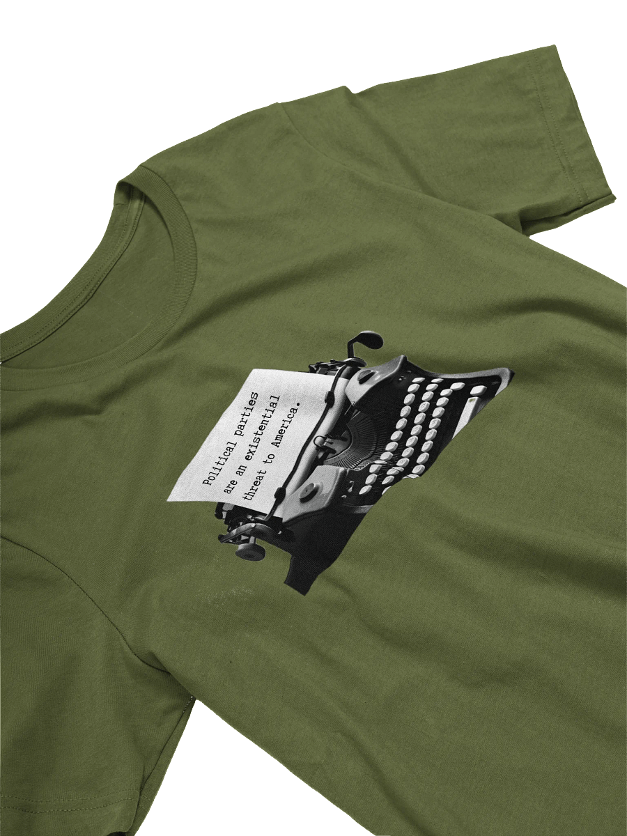 Existential Threat Typewriter T-Shirt product image (28)