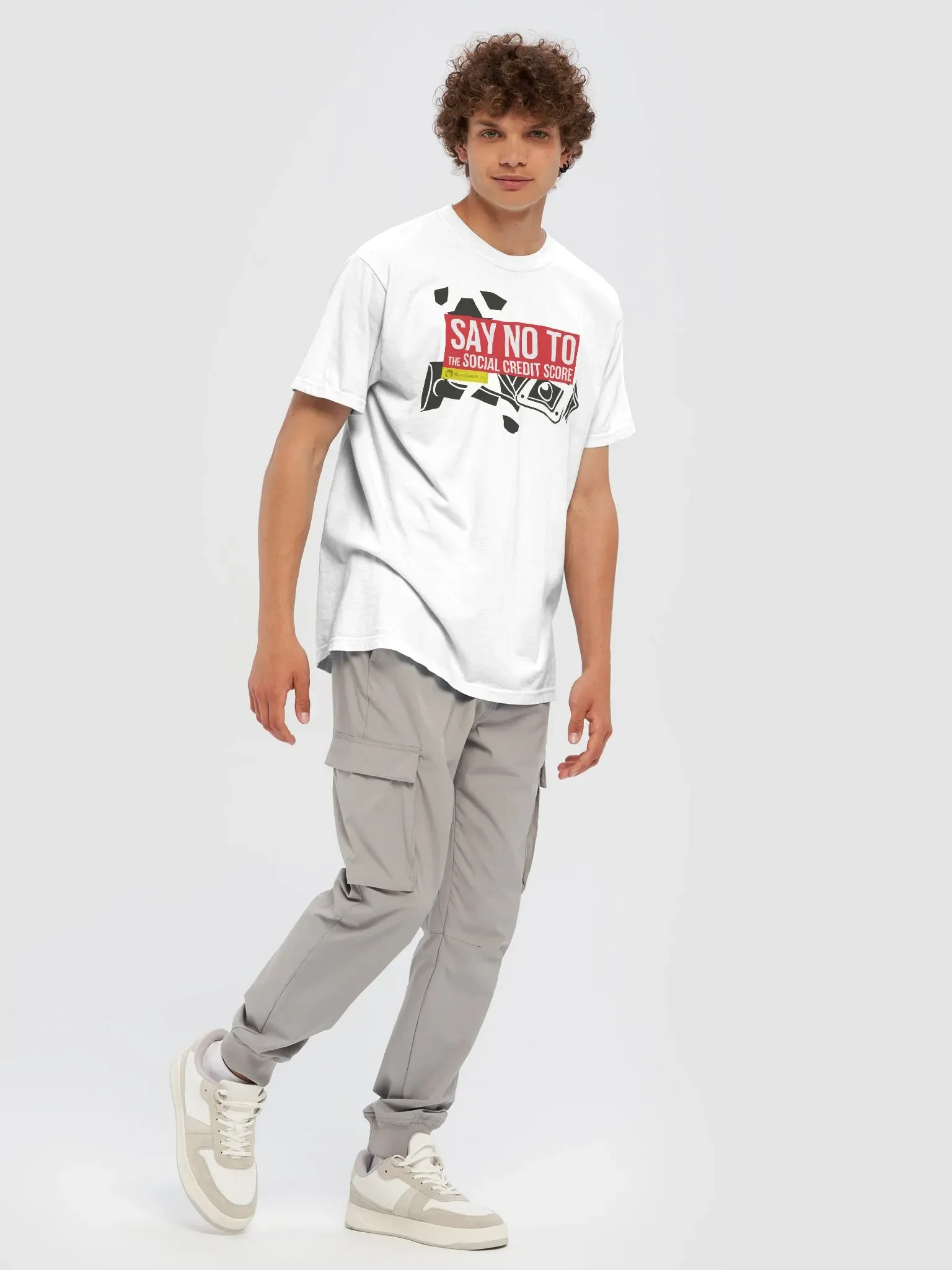 No Social Credit Score White product image (7)