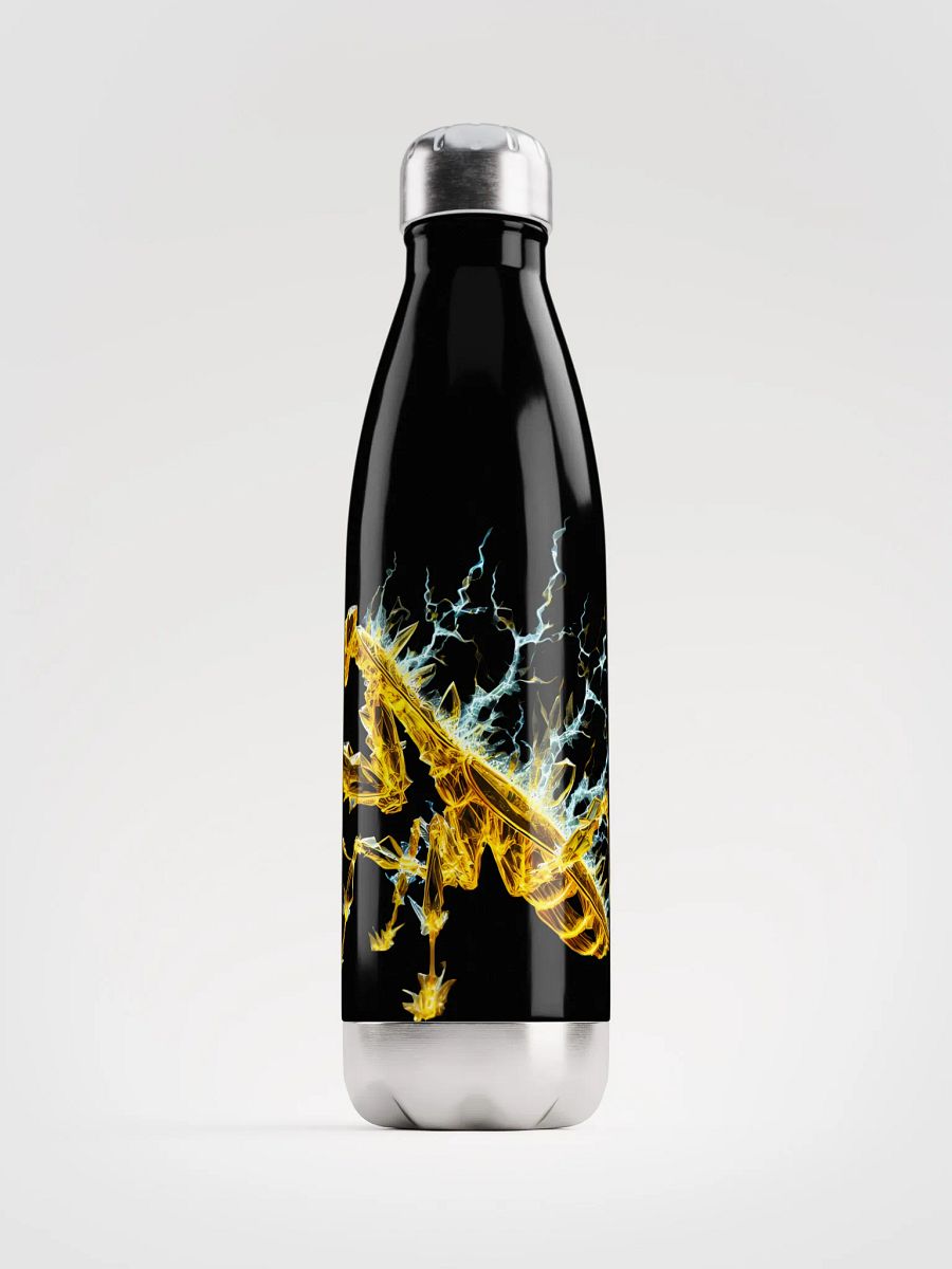 Electric Praying Mantis Stainless Steel Water Bottle product image (1)