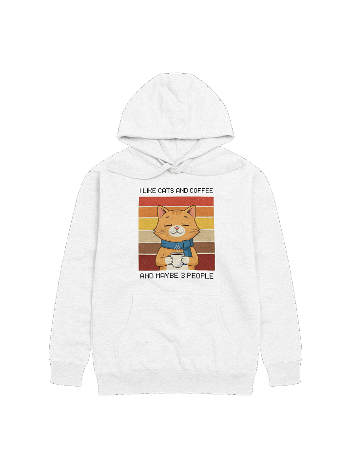 Cozy Cat Coffee Hoodie product image (2)