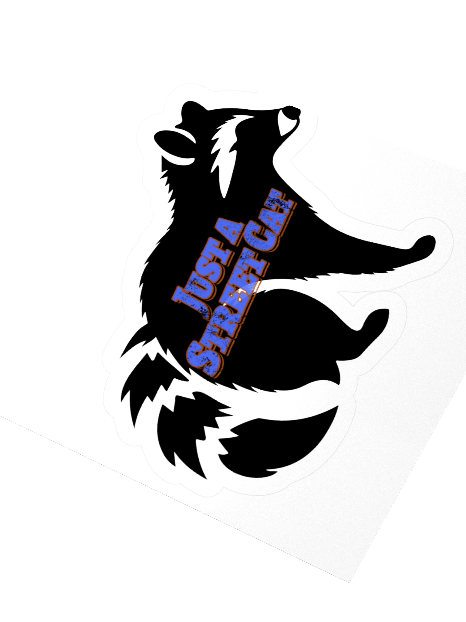 Just A Street Cat Kiss Cut Stickers product image (8)