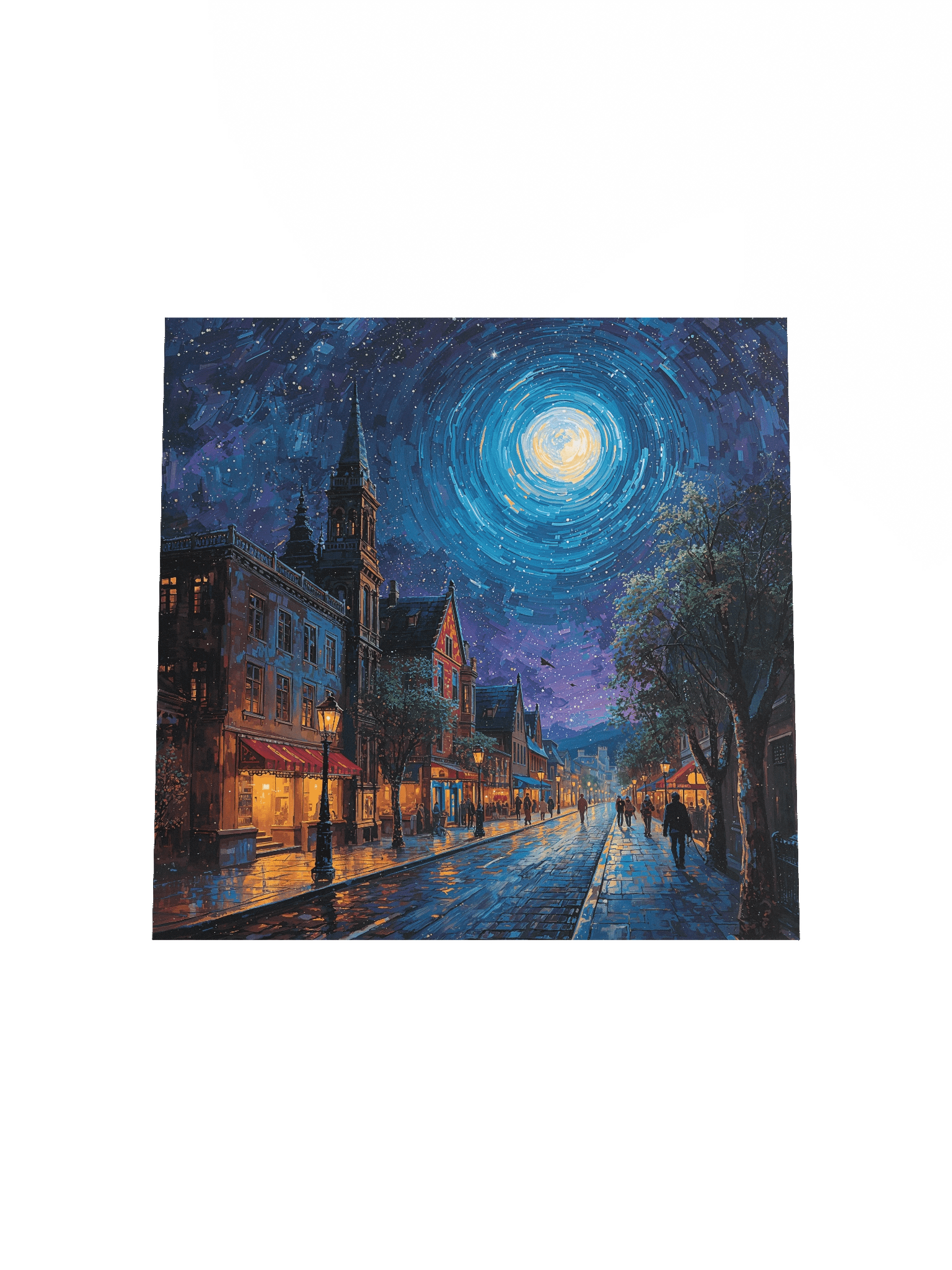 The City Beneath the Spiral Sky Matte Poster product image (16)