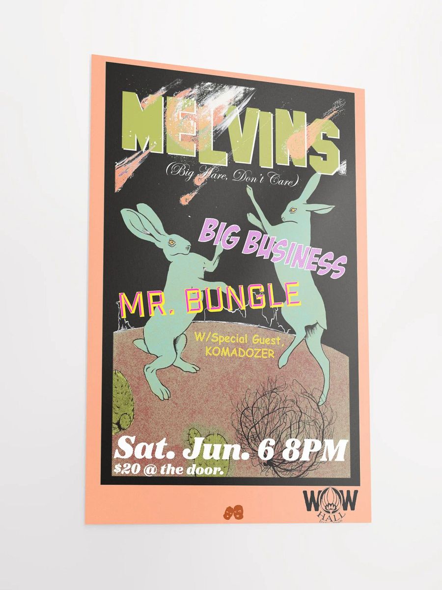 Melvins, Big Business, Mr. Bungle Poster product image (2)