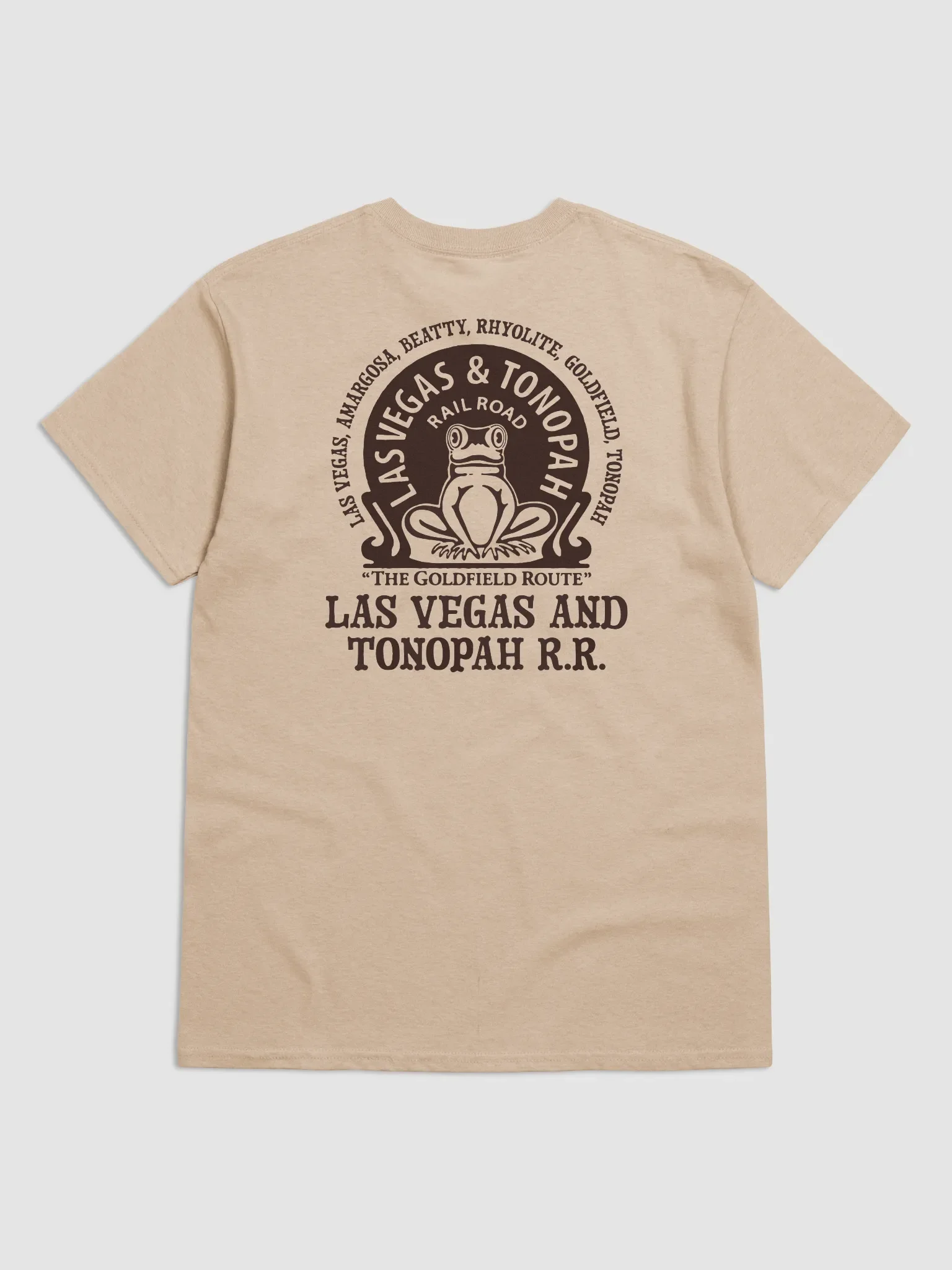 Las Vegas & Tonopah Railroad GOLDFIELD BULLFROG Vintage Logo Tee product image (1)
