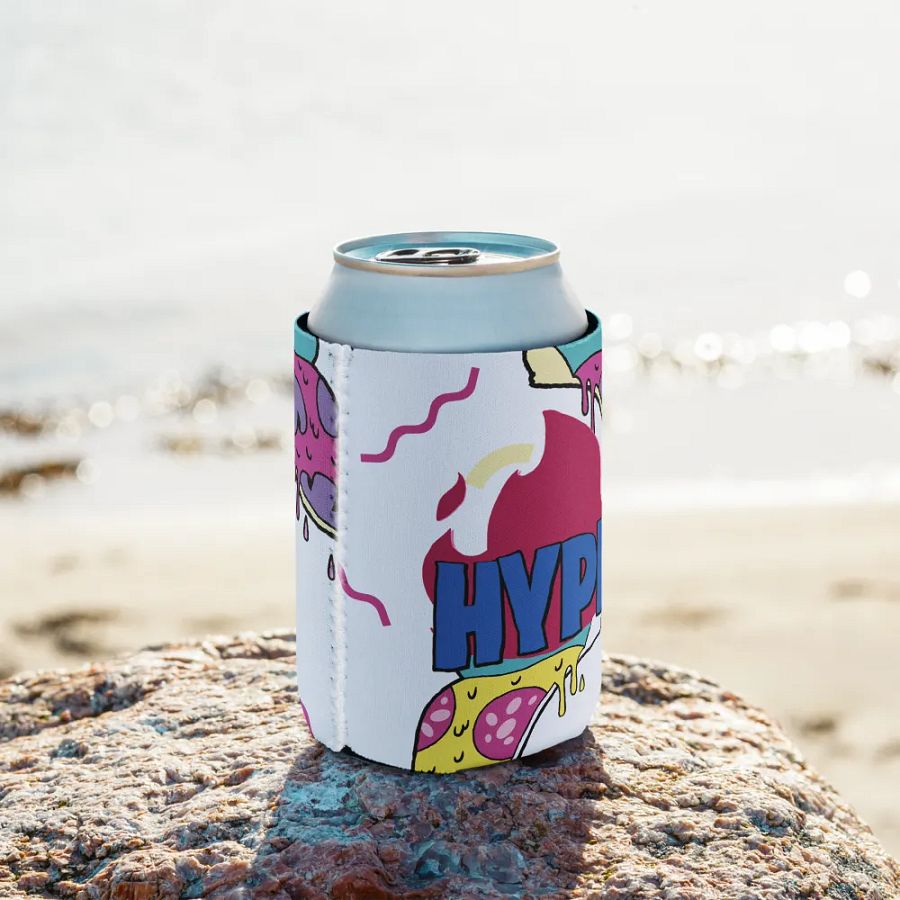 Pixel Pizza Coozie Can Cooler product image (9)