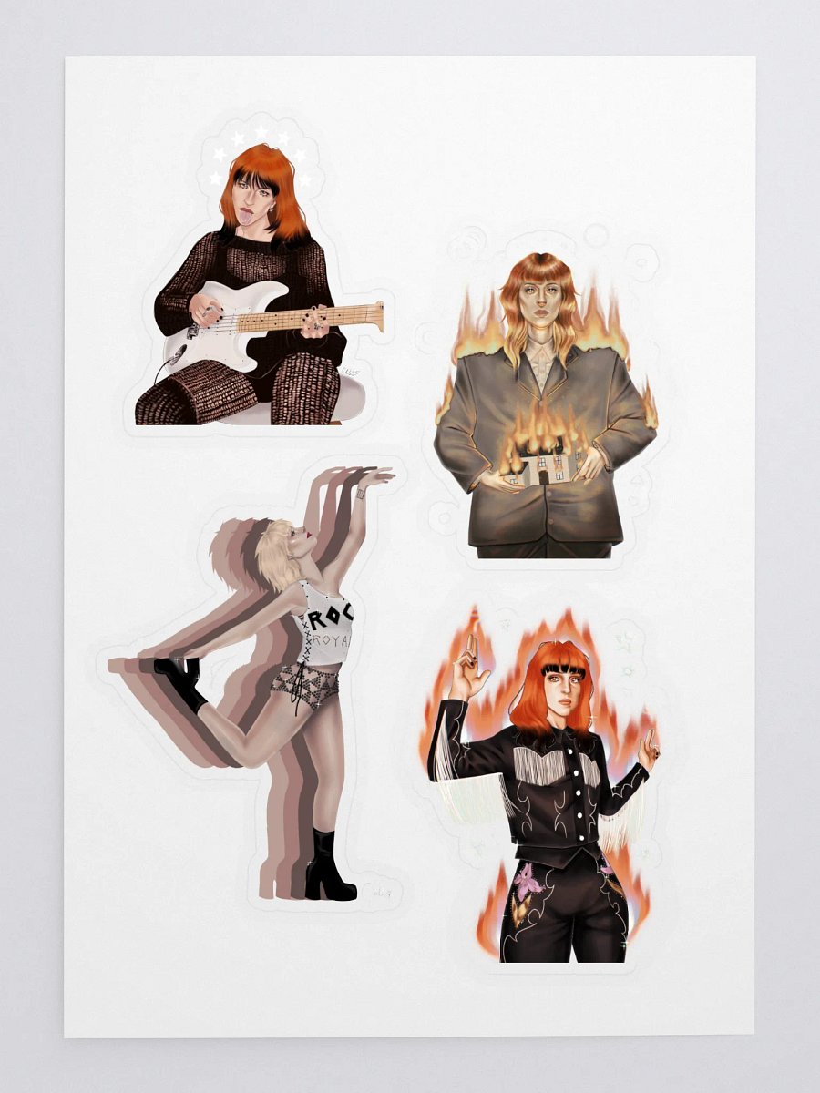 yelyah sticker sheet! product image (3)