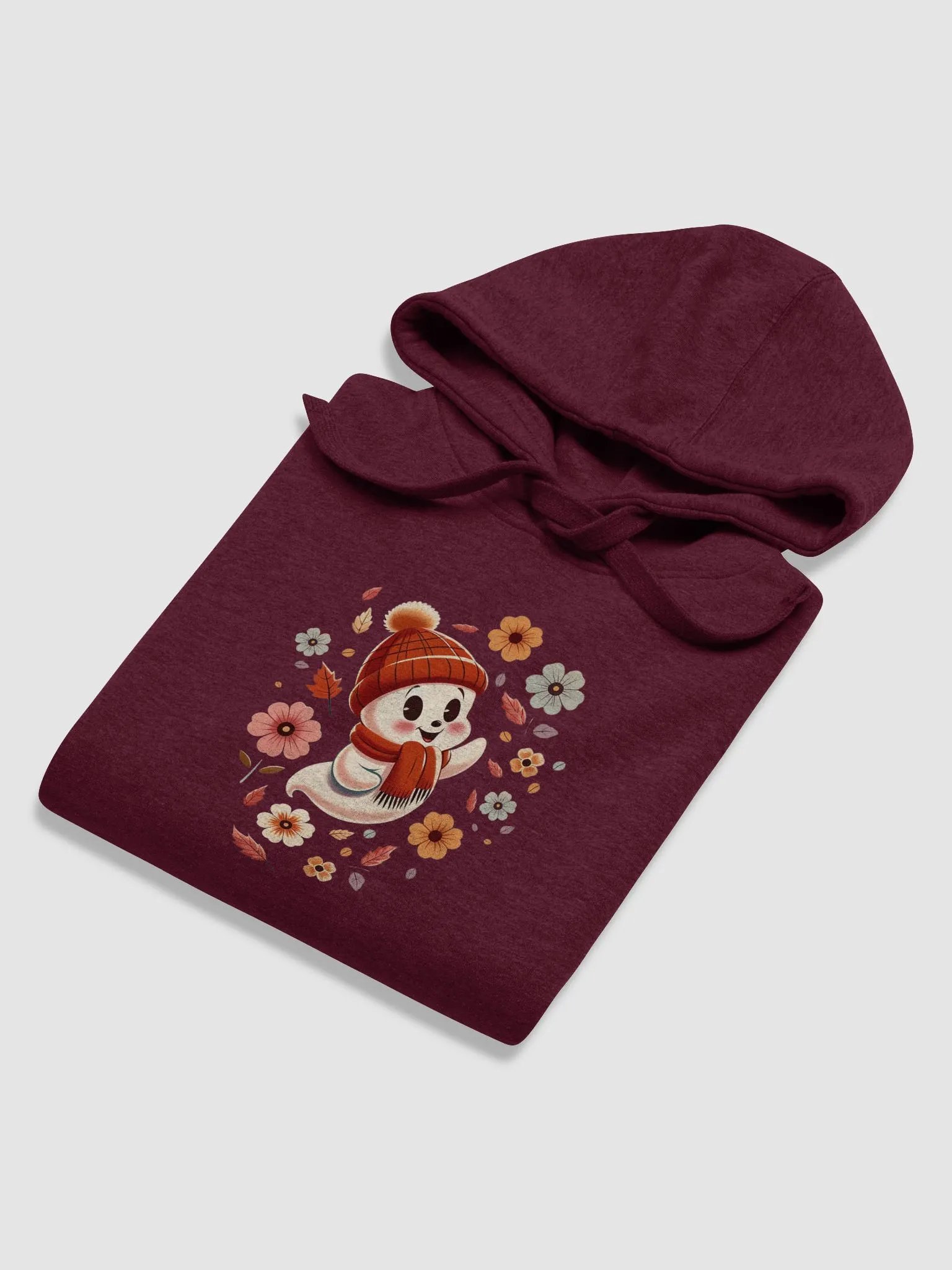 Ghost in a Hat Floral Unisex Premium Hoodie product image (24)