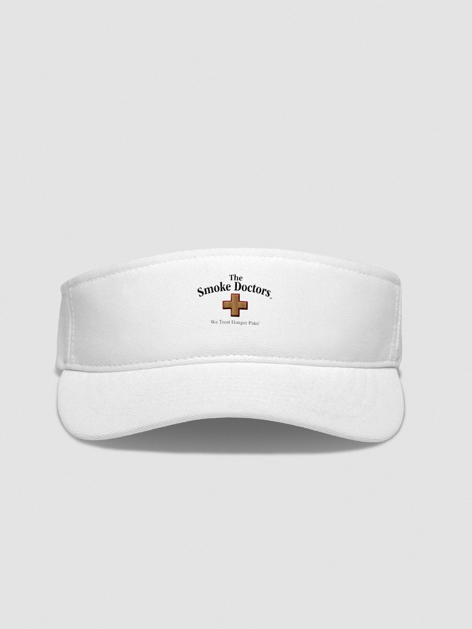 The Smoke Doctors Flexfit White Visor product image (1)