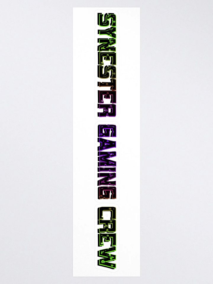 Synester Gaming Crew Vinyl Sticker 💀🎮 product image (1)