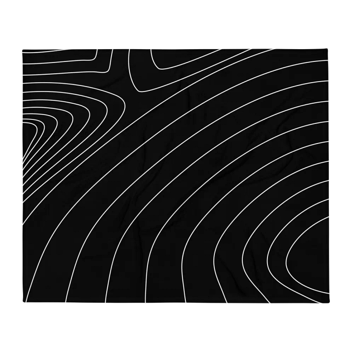 Flowing Contours Throw Blanket product image (2)