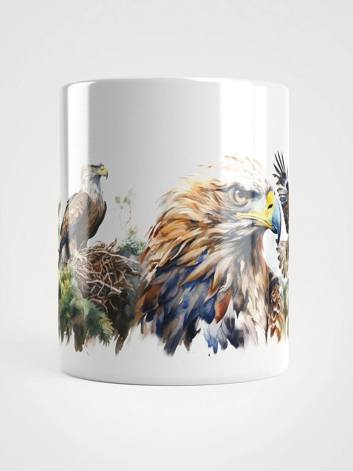 Eagle's Flight White Glossy Mug product image (1)