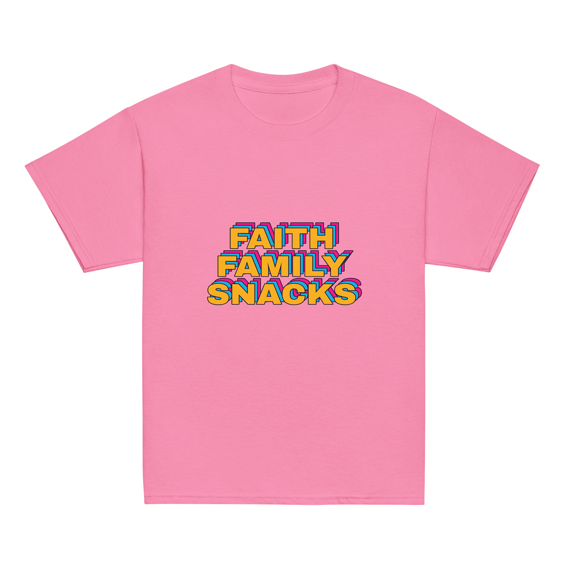 Faith. Family. Snacks. | Kids Gildan SuperSoft Tee product image (18)