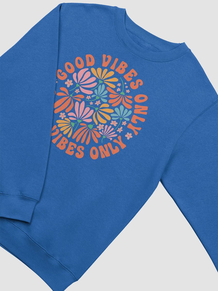 Good Vibes Floral Bliss Crewneck product image (11)