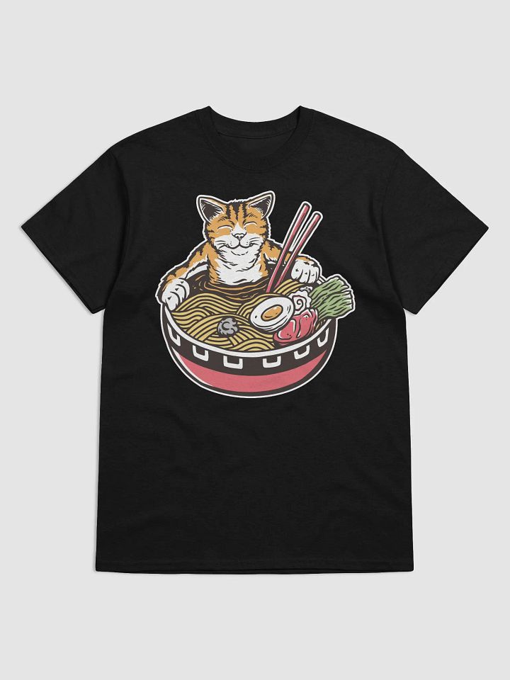 Ramen Eating Cat T-Shirt product image (2)