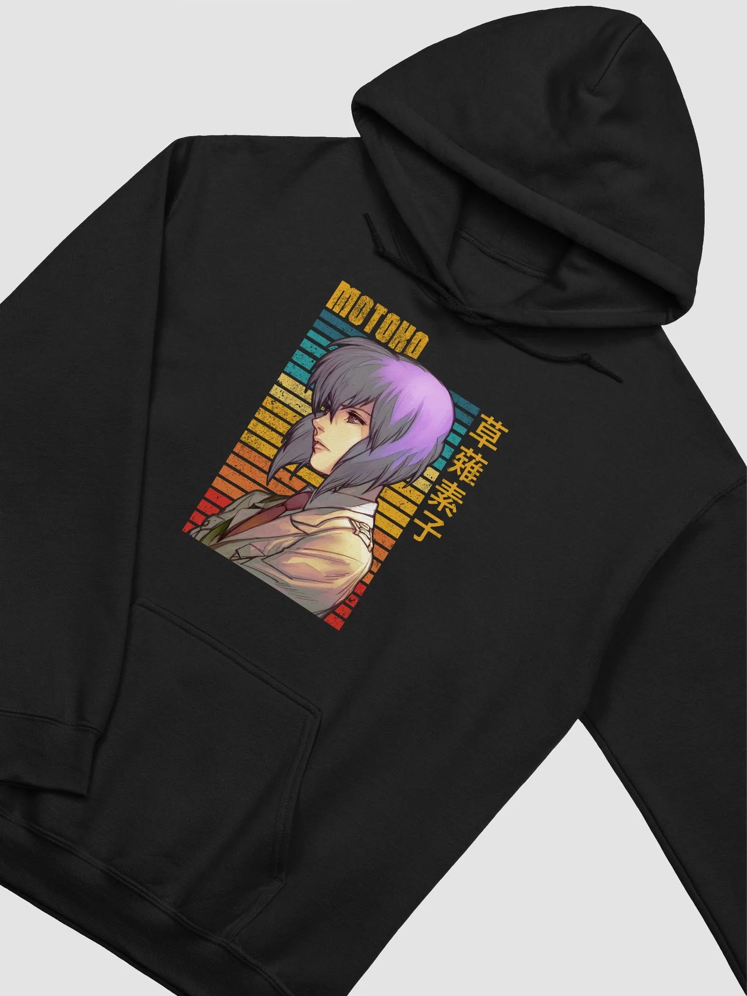 Ghost in the Shell - Motoko Kusanagi Retro Vibes Sweatshirt product image (2)