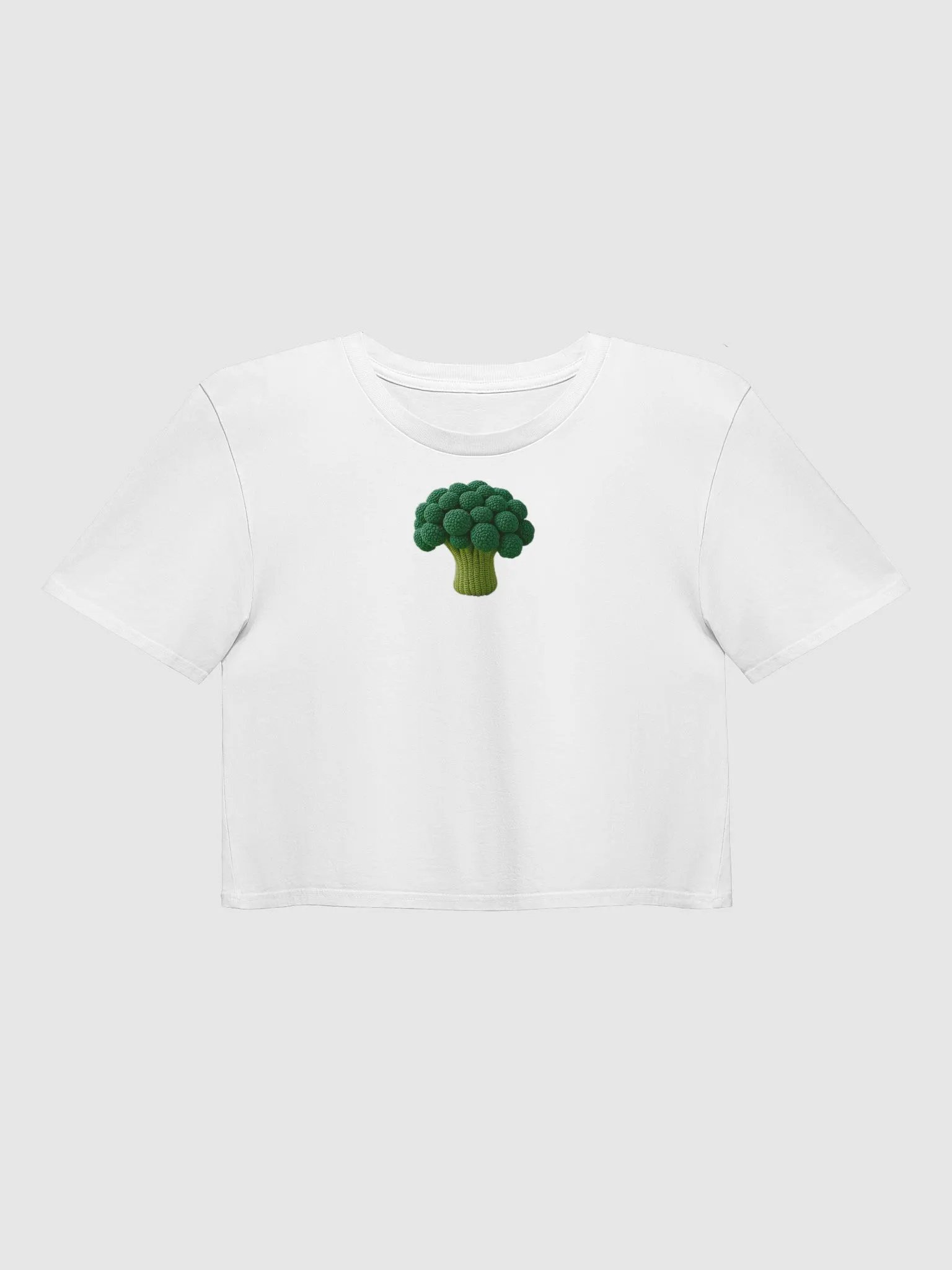 CozyAvocado Women's Premium Broccoli Crop Top #5 product image (1)