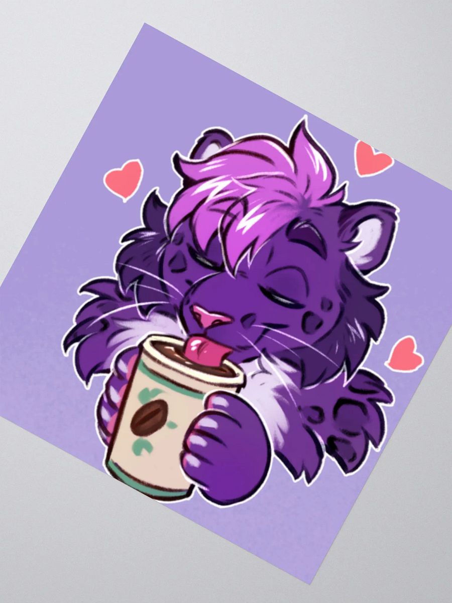 5x5 Hot chocolate Lick Sticker product image (2)