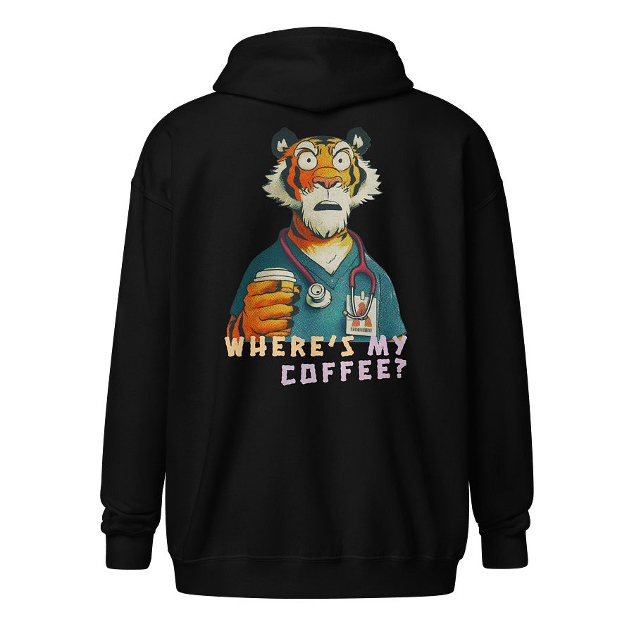 Nurse Coffee Zip Hoodie for Nursing Students product image (7)