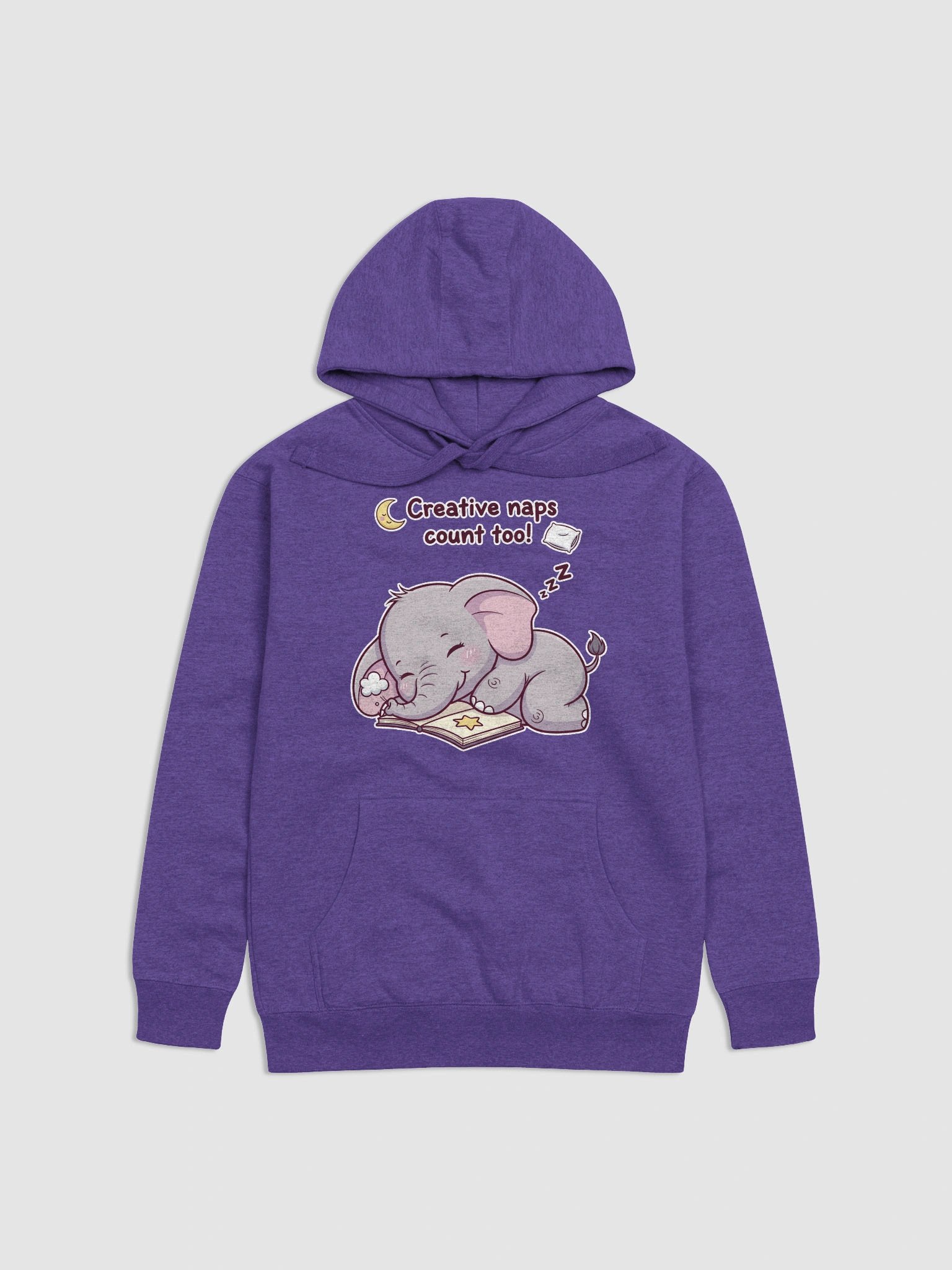Sleepy Elephant Unisex Premium Hoodie product image (5)