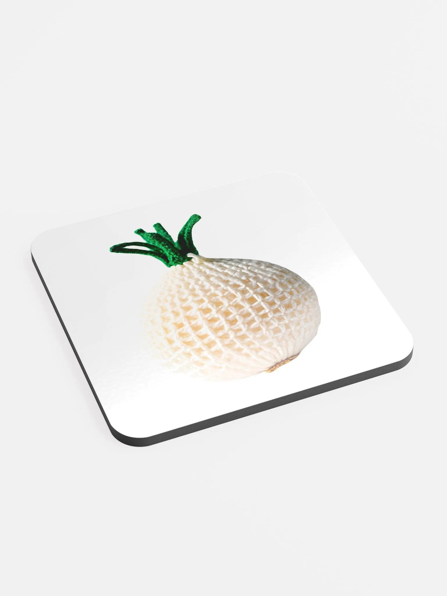 CozyAvocado Glossed Cork Coaster Onion #1 product image (2)