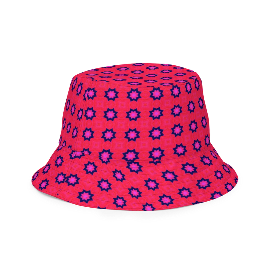 Abstract Red Unisex Bucket Hat product image (21)