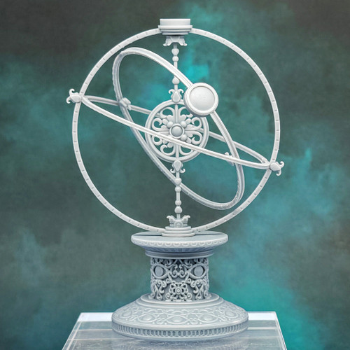The Astral Armillary printed out in beautiful crisp detail by @octopus_workshop_ ! Check out those details at the base 👀 This...