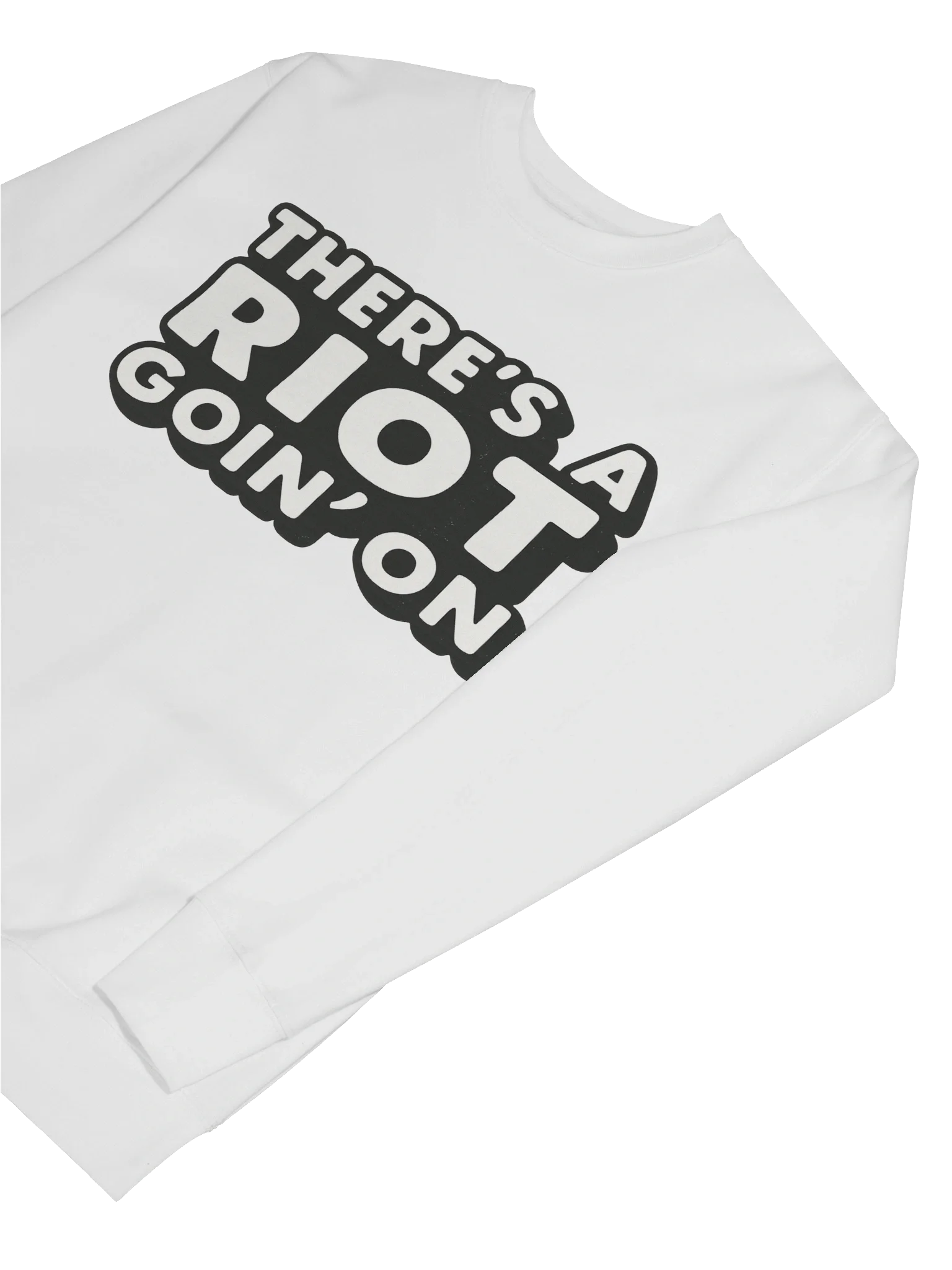 TERE’S A RIOT GOIN’ON – Black & White Typography product image (7)
