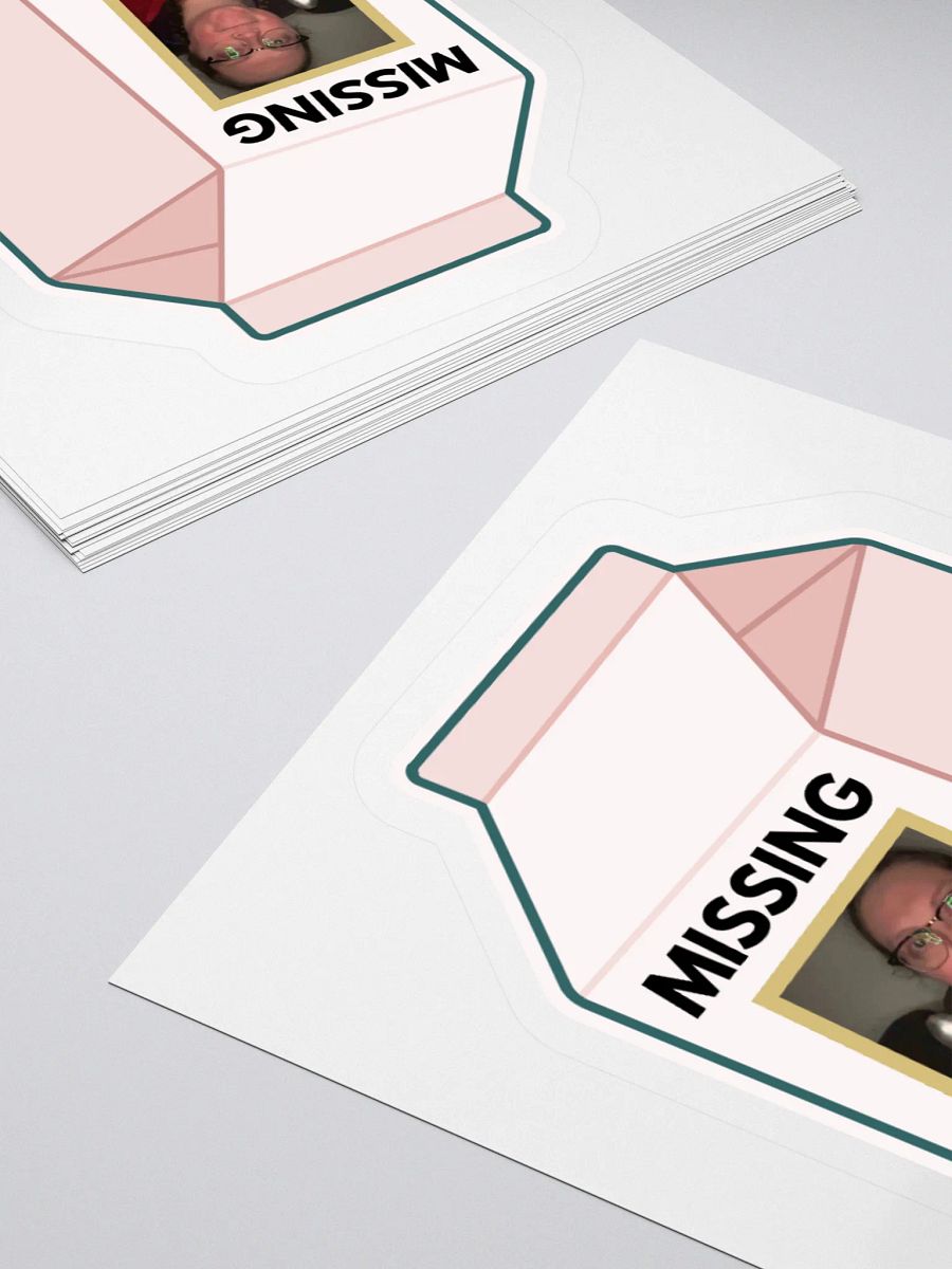 Missing Milk Carton Stickers product image (11)