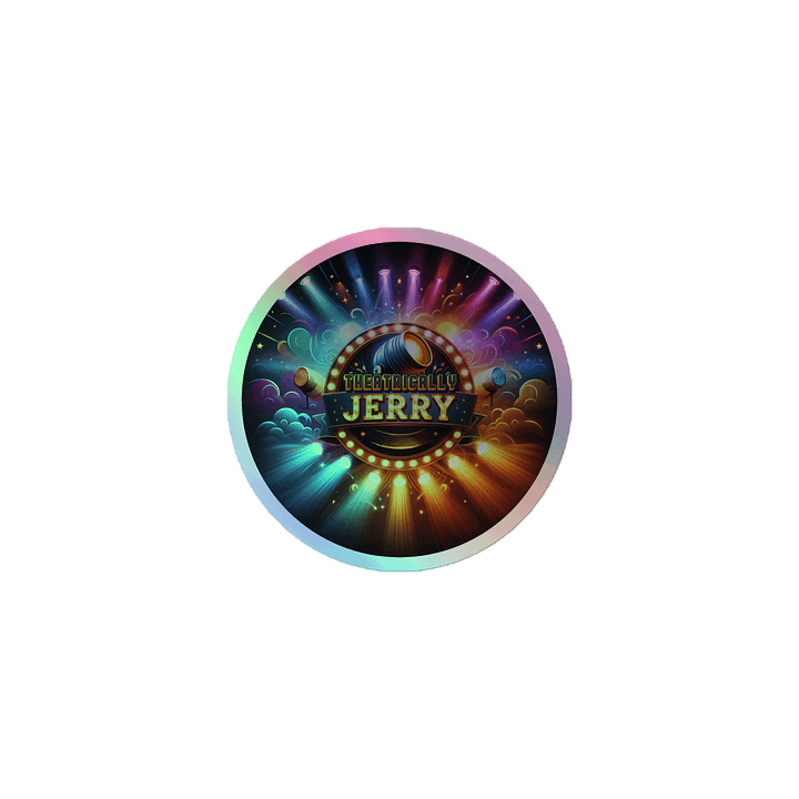 Limited Edition: Theatrically Jerry Logo Holographic Stickers! product image (1)