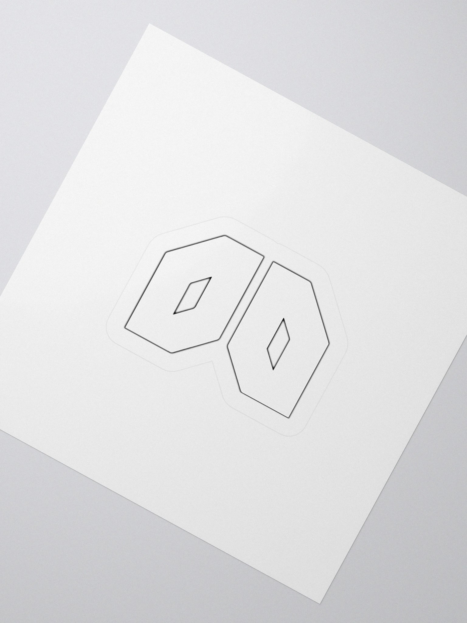 Geometric Monogram Kiss Cut Stickers product image (6)