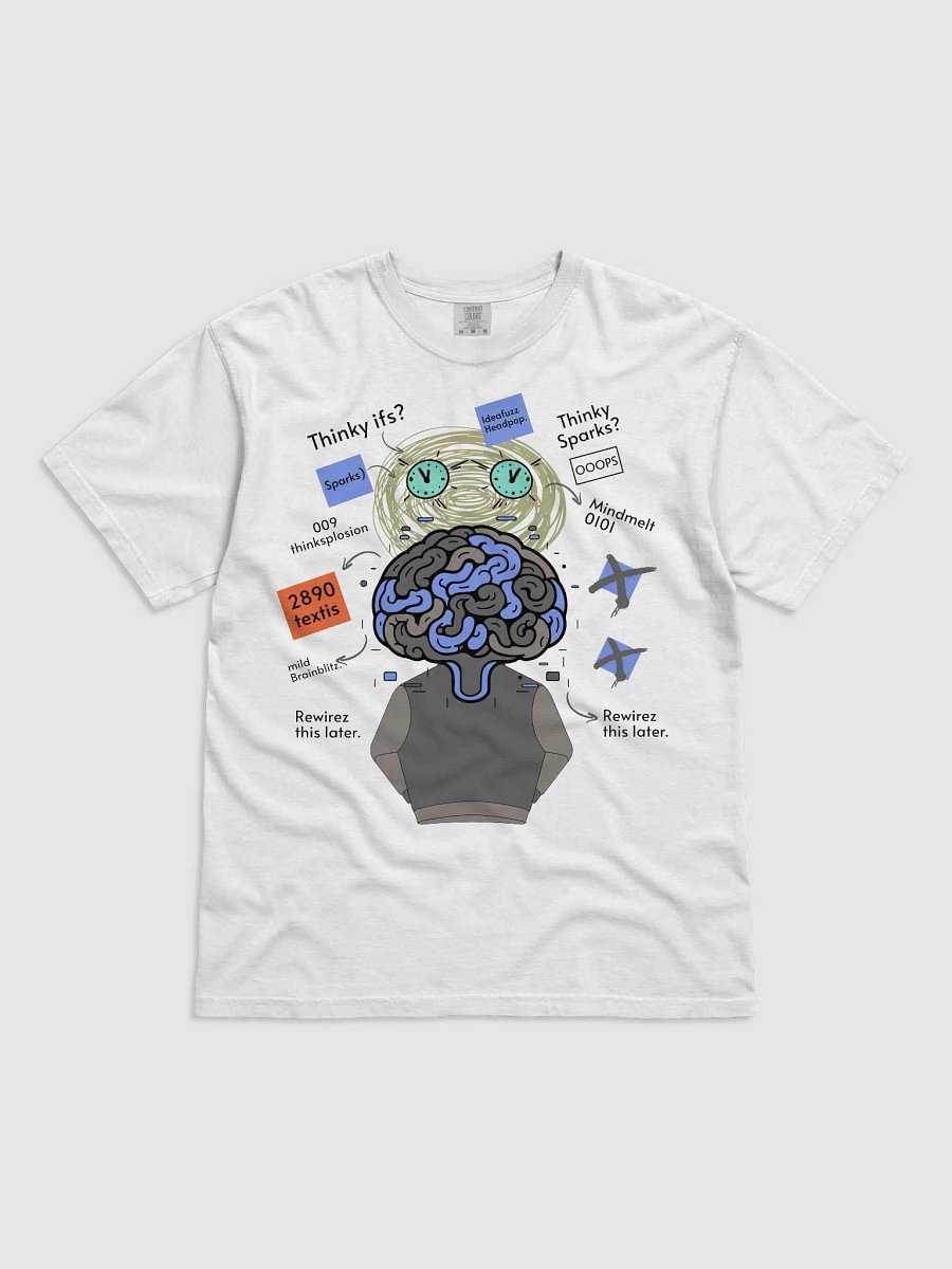 Ideafuzz Headpop Brain T-Shirt product image (1)
