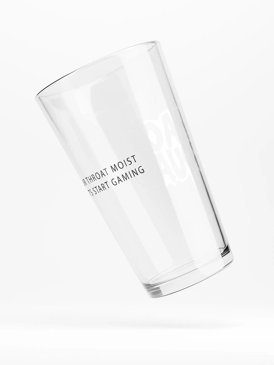 GET YOUR THROAT MOIST THEN LETS START GAMINGCHAOS SQUAD GLASS GIFT product image (5)