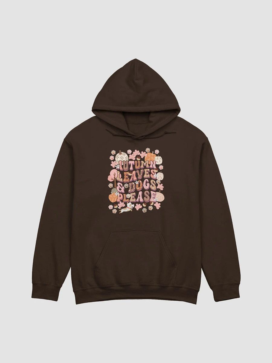 Autumn Leaves & Dogs Please Retro Design Hoodie product image (2)