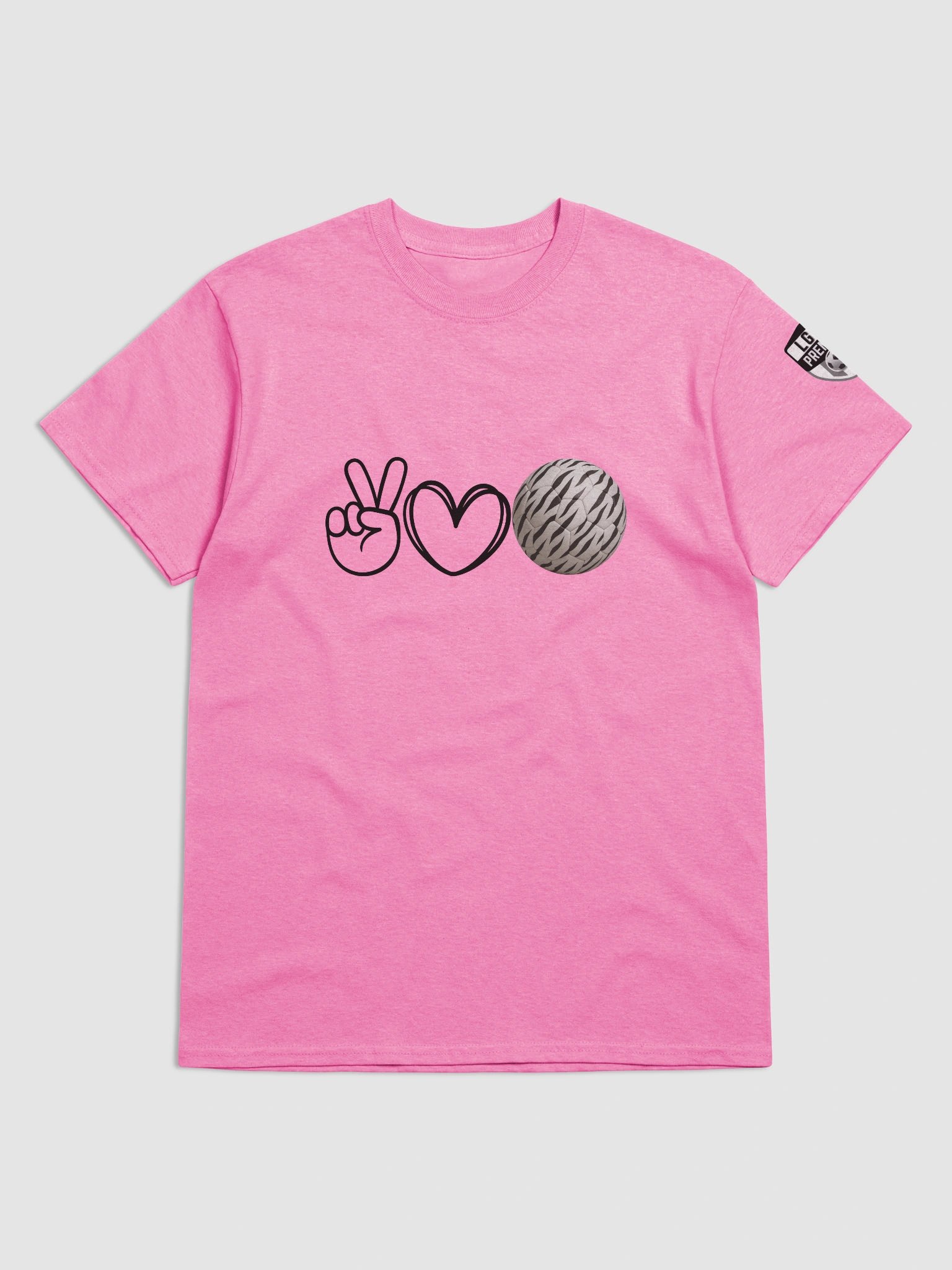 Peace Love Soccer LGSC Premier October Tee product image (5)