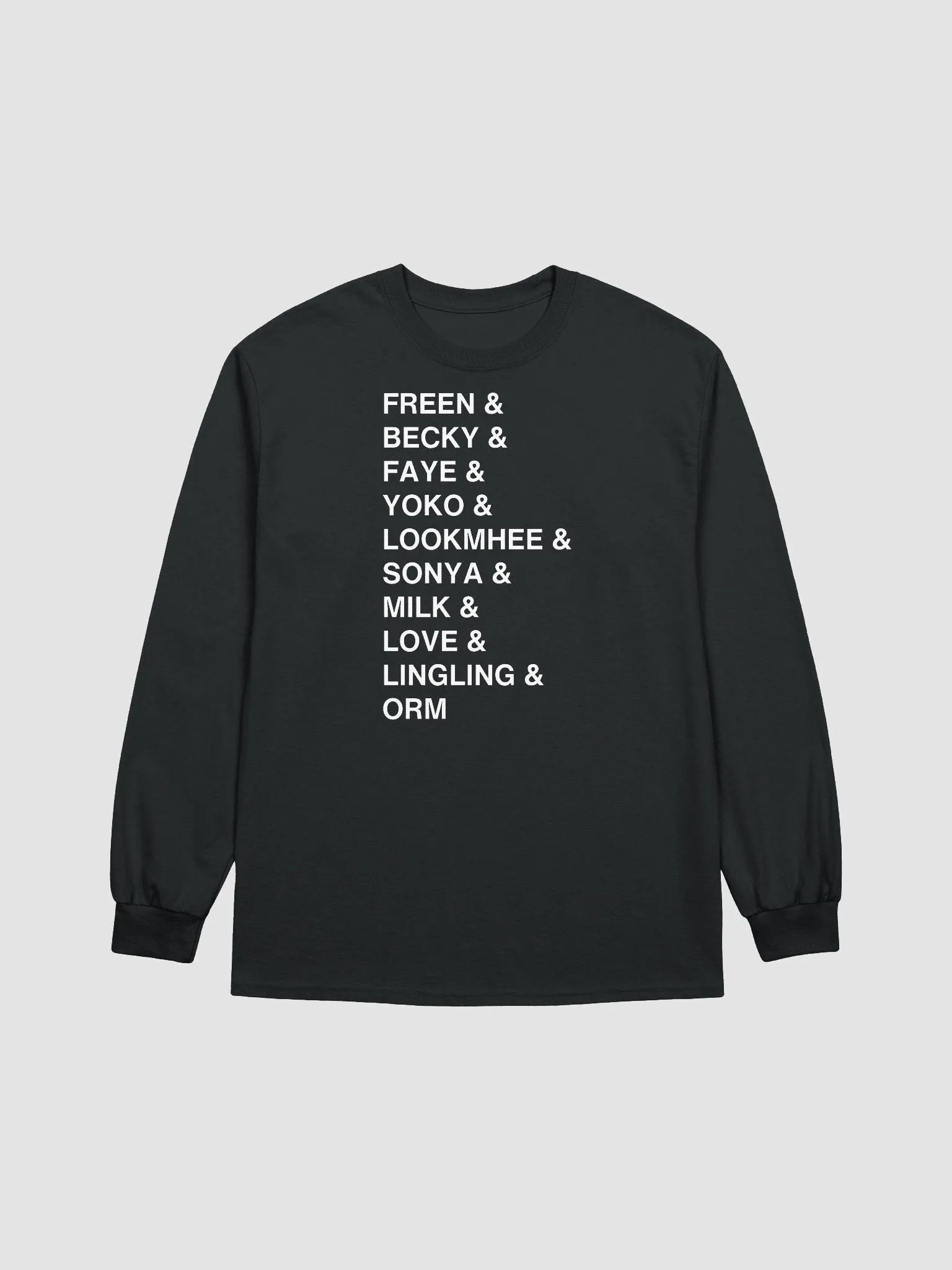 Thai GL Couples Ampersand Long Sleeve Shirt product image (1)